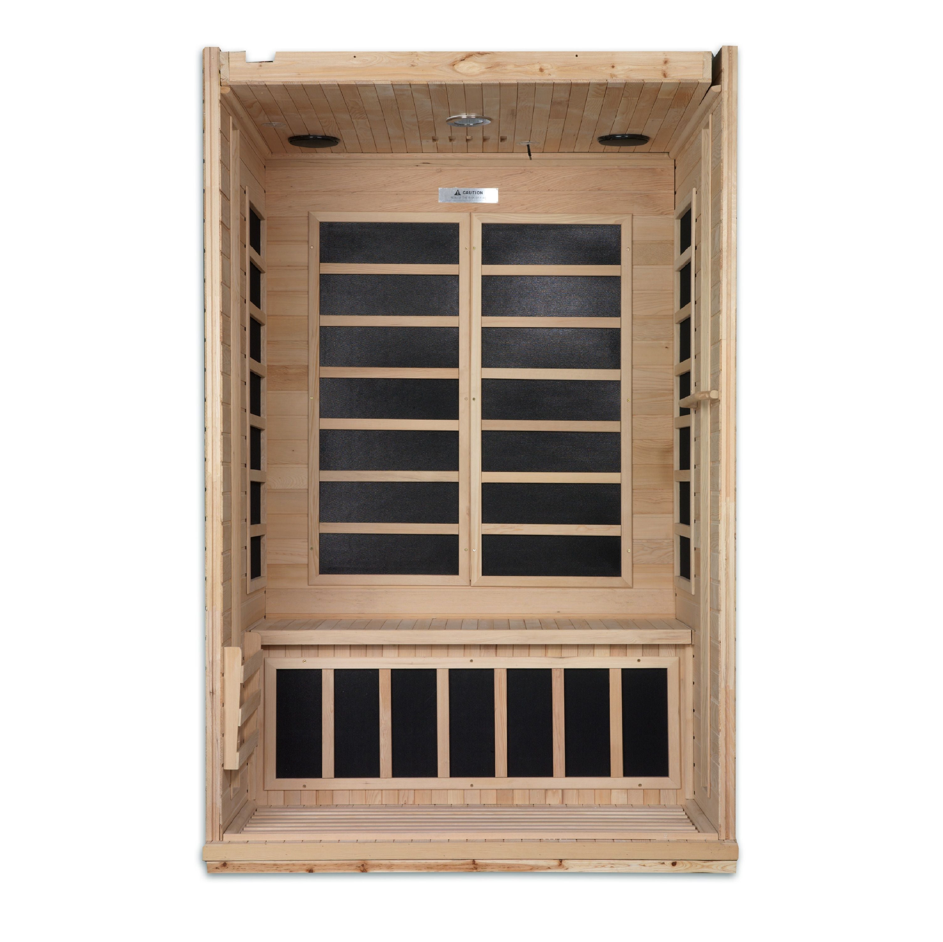 Dynamic Venice 2-person Low EMF (Under 8MG) FAR Infrared Sauna (Canadian Hemlock)