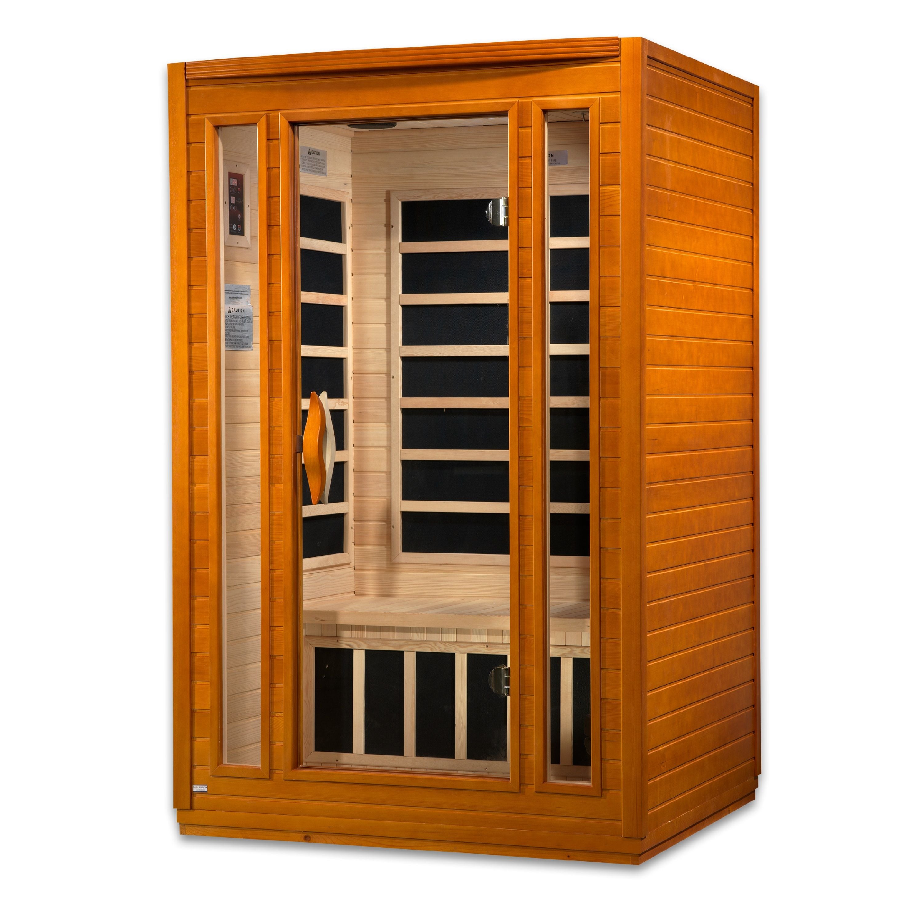 Dynamic San Marino 2-person Low EMF (Under 8MG) FAR Infrared Sauna (Canadian Hemloc