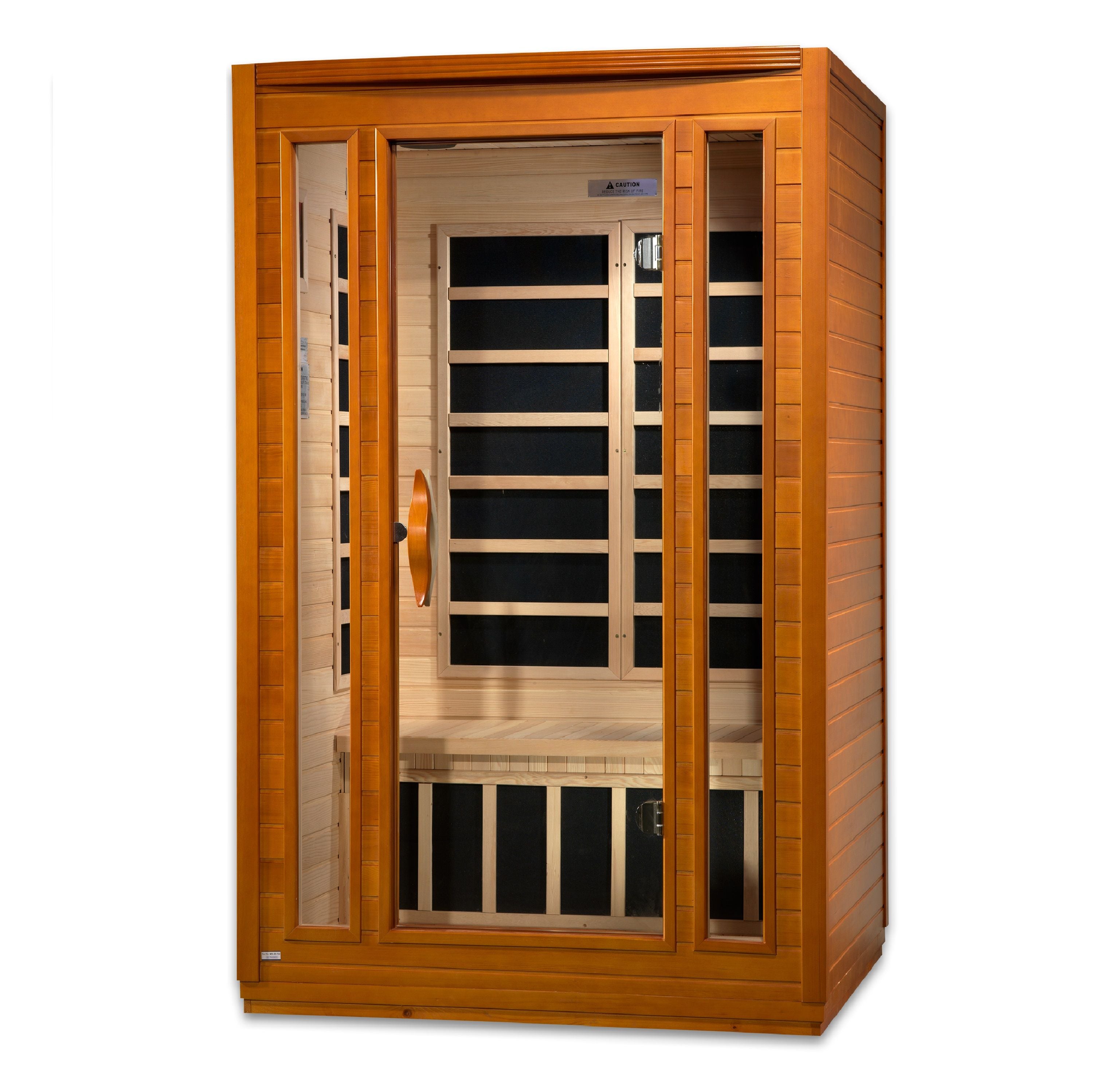 Dynamic San Marino 2-person Low EMF (Under 8MG) FAR Infrared Sauna (Canadian Hemloc