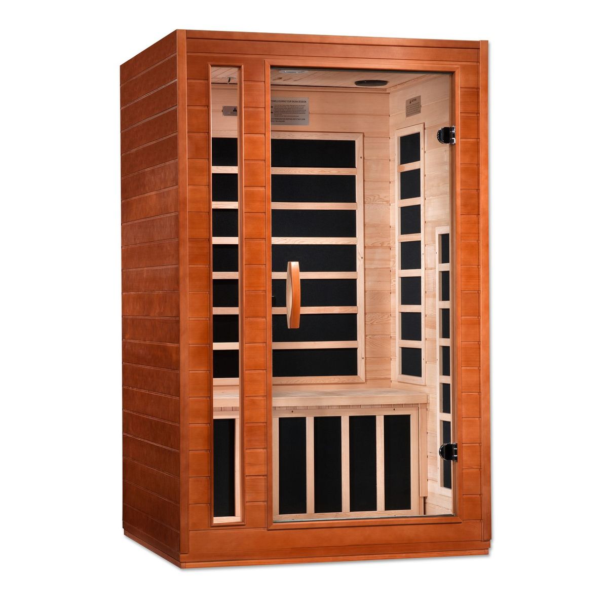 Dynamic Cordoba 2-person Low EMF (Under 8MG) FAR Infrared Sauna (Canadian Hemlock)