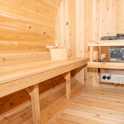 Canadian Timber Collection Harmony Sauna by Dundalk LeisureCraft - Handcrafted from Eastern White Cedar for a Luxurious Backyard Getaway